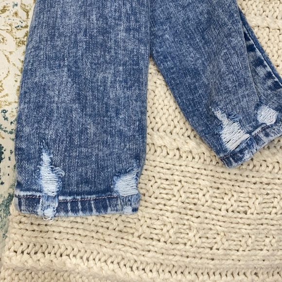 Kancan acid washed jeans size 9/28 exposed button fly - Picture 10 of 11